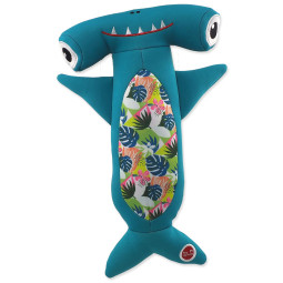 Dog Fantasy Water Float játék úszó kalapács PET palackkal türkizkék 33 cm
