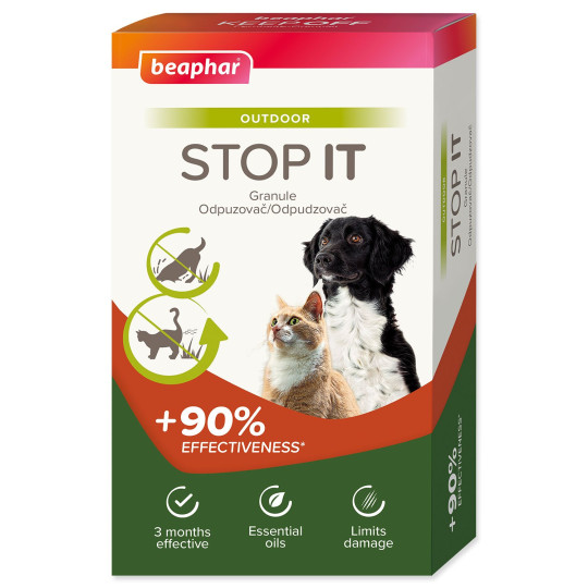 Granulát Beaphar STOP IT odpuzovač vonkajší pre psy a mačky 2x200g 