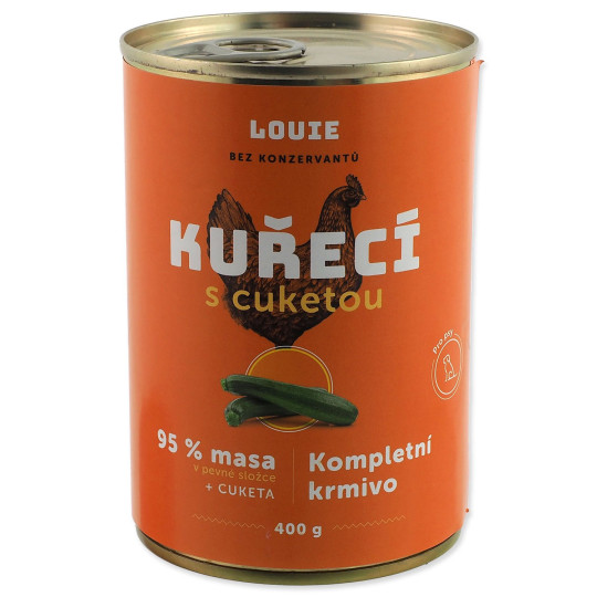 Konzerva LOUIE kuracie  s cuketou 400g