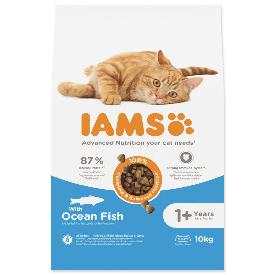 IAMS Felnőtt Macska Óceáni Hal 10kg