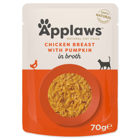 Applaws Cat tasak csirke sütőtökkel 70g