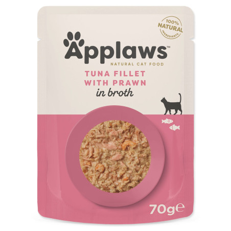 Applaws Cat tasak tonhal és garnélarák 70g