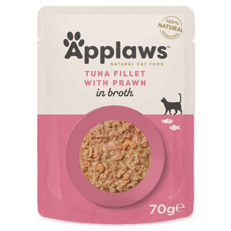 Applaws Cat tasak tonhal és garnélarák 70g