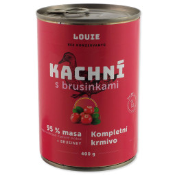 Konzerva LOUIE kačacie s brusincami 400g