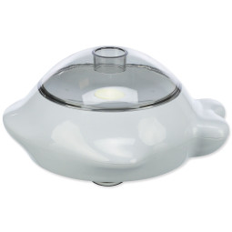 Dávkovač pamlskov pre psov Snack popper, 21×10×12 cm, sivá