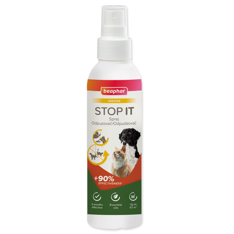 Sprej Beaphar STOP IT  interiérový, odpuzovací sprej pre mačky a psy 200ml