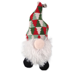 Hračka Magic Cat Winter Tale trpaslík so šantou čapica zeleno-červená 15cm