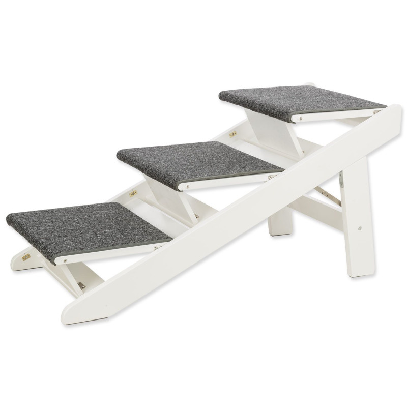 Rampa Trixie schody skladacie biele 44x46x106cm
