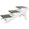Rampa Trixie schody skladacie biele 44x46x106cm