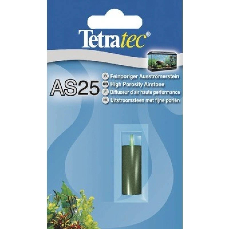 Tetra levegőztető kő, henger alakú, fekete AS25