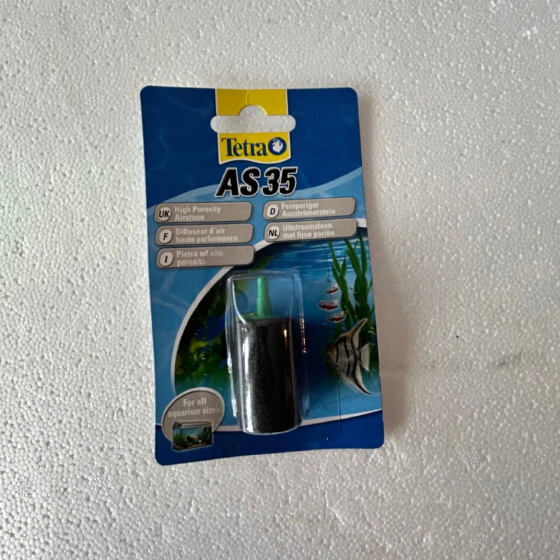 Tetra Air Stone, 3-as méretű fekete hengeres porlasztókő (AS35)