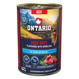 Ontario Adult marhahús pástétom spirulina ízesítéssel 400g