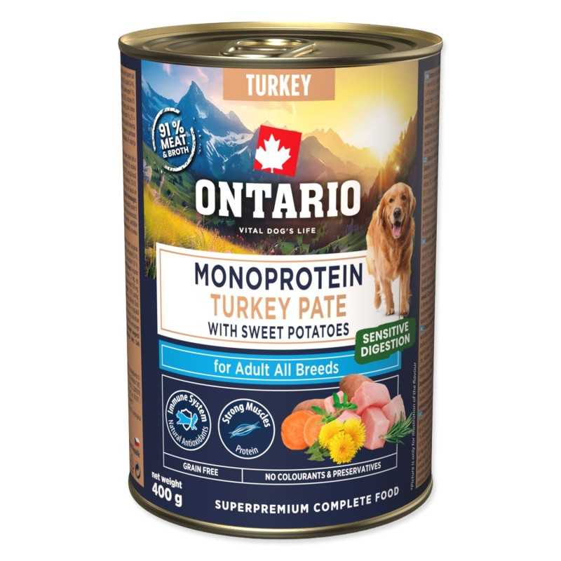 Ontario Adult monoprotein pulykapástétom édesburgonyával 400 g