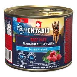 Ontario felnőtt marhahúspástétom spirulina ízesítéssel 200 g