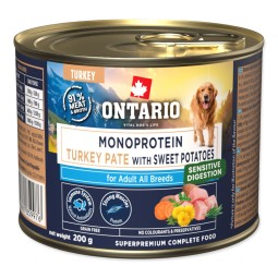 Ontario Adult monoprotein pulyka pástétom édesburgonyával 200g