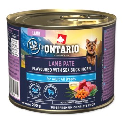 Ontario Adult bárány pástétom homoktövis ízesítéssel 200g
