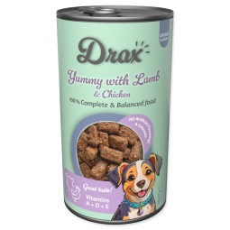 Drax Adult konzerv bárány- és csirkehússal 1240g