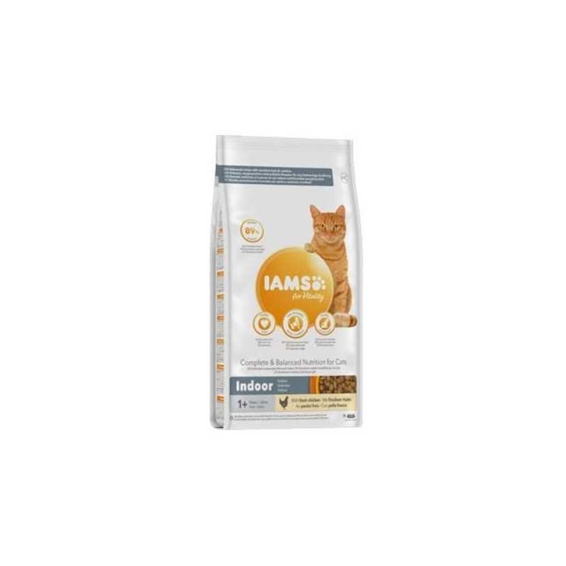 IAMS Cat Adult/Senior Indoor Csirke 10kg