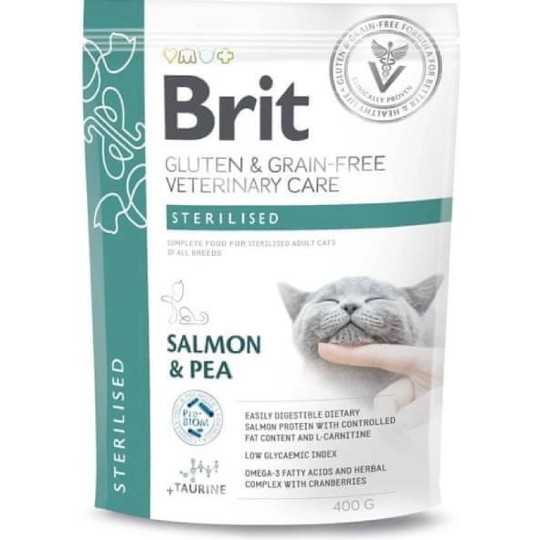 Brit Veterinary Diets GF macska Sterilised 400 g