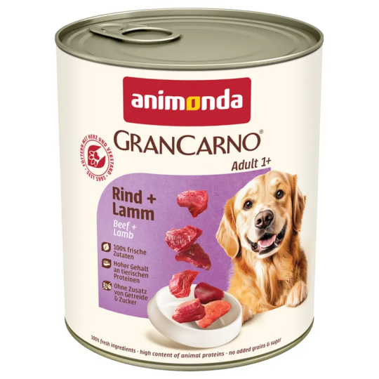 Animonda Gran Carno Adult marha és bárány konzerv 800g