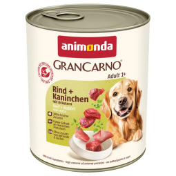 Animonda Gran Carno Adult marha és nyúl gyógynövényekkel konzerv 800g