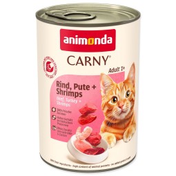 Animonda Carny Adult marha, pulyka és garnéla konzerv 400g