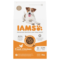 IAMS Dog Adult Small & Medium Chicken 3kg kutyatáp