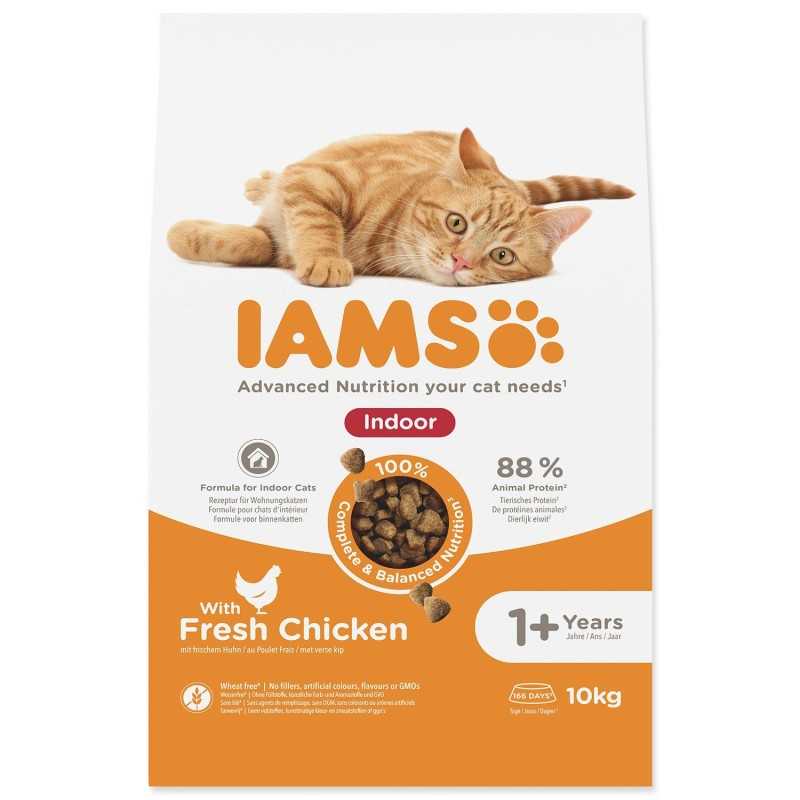 IAMS Cat Adult/Senior Indoor Csirke 10kg