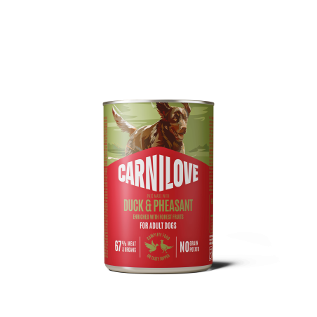 Carnilove konzerv kutyapástétom kacsa és fácán ízesítésű 400 g