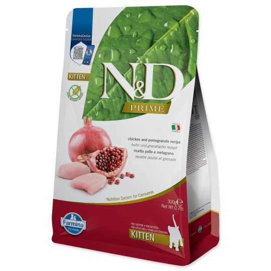 Farmina N&D Kitten Prime csirke és gránátalma 0,3 kg
