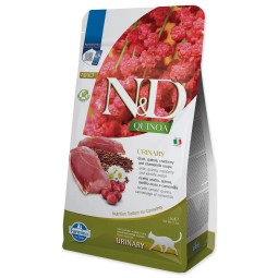 Farmina N&D macska QUINOA (GF) felnőtt, urinary, kacsa & áfonya 1,5 kg