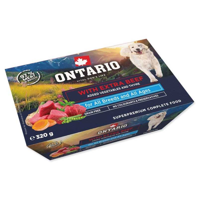 Ontario doboz extra marhahússal 320g