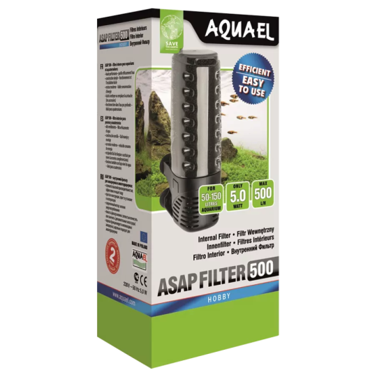 AQUAEL ASAP belső szűrő 500 l/h