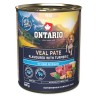 Ontario felnőtt borjúpástétom kurkumás ízzel 800 g-os konzerv