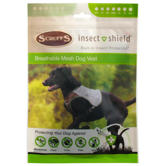 Scruffs Insect Shield mellény barna