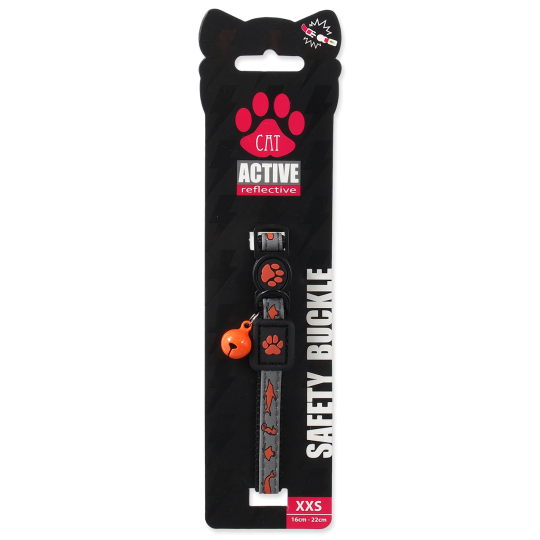 Active Cat Reflective nyakörv narancssárga