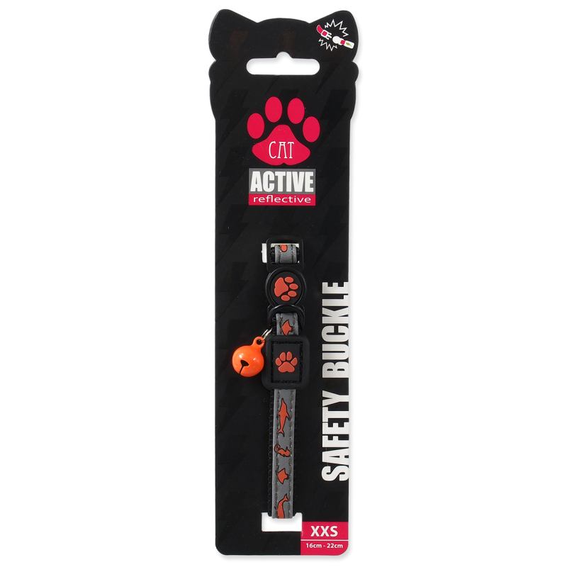 Active Cat Reflective nyakörv narancssárga