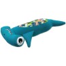 Dog Fantasy Water Float játék úszó kalapács PET palackkal türkizkék 33 cm