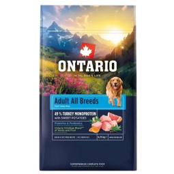 Ontario Adult All Breeds Monoprotein Turkey & Sweet Potatoes 0,75kg