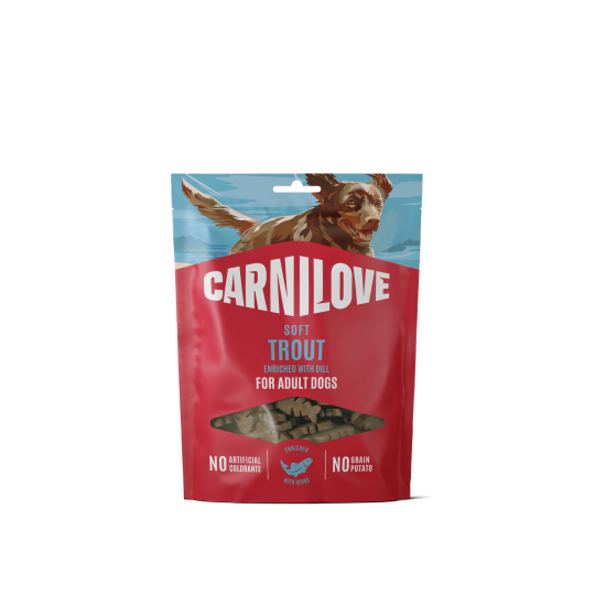 Carnilove Dog Soft Snack Trout enriched with Dill 200 g