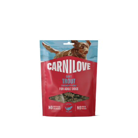 Carnilove Dog Soft Snack Trout enriched with Dill 200 g