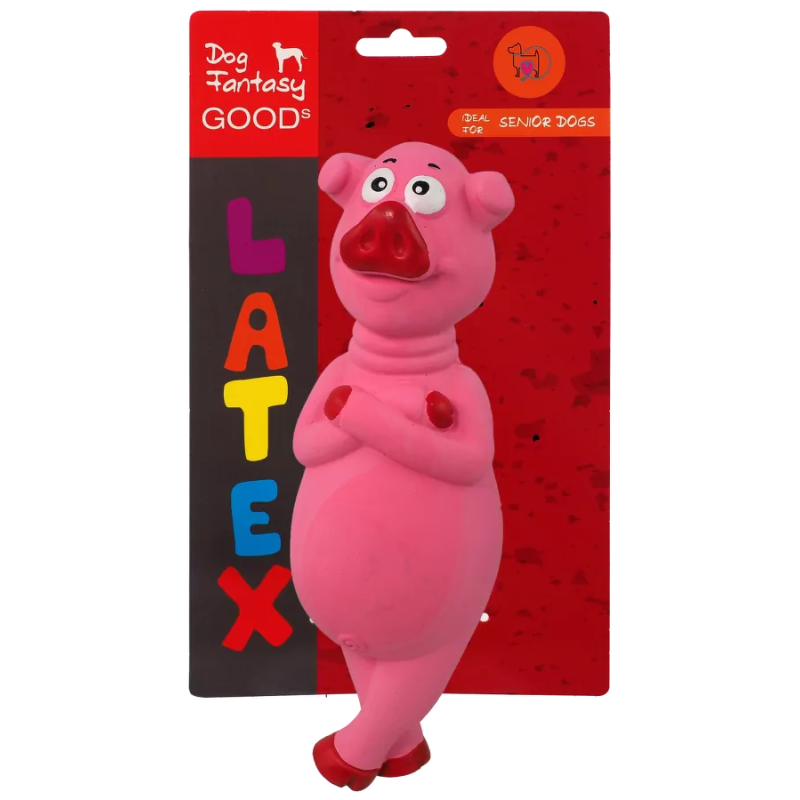DF játék latex malac 21 cm