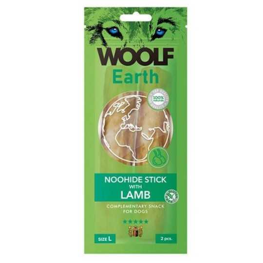 Csemege Woolf Dog Earth NOOHIDE L pálcikák báránnyal 85 g