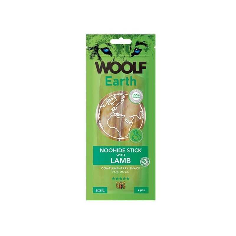 Csemege Woolf Dog Earth NOOHIDE L pálcikák báránnyal 85 g