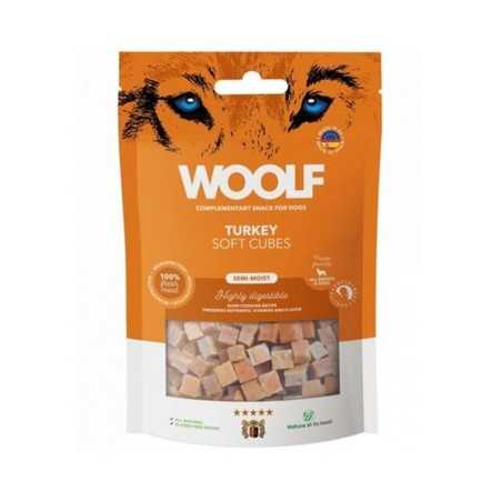 Csemege Woolf Dog Soft Cubes Pulyka 100 g