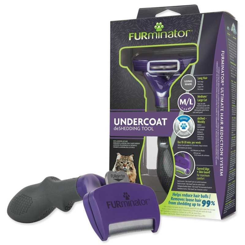 Furminator fésű hosszú szőrre M/L