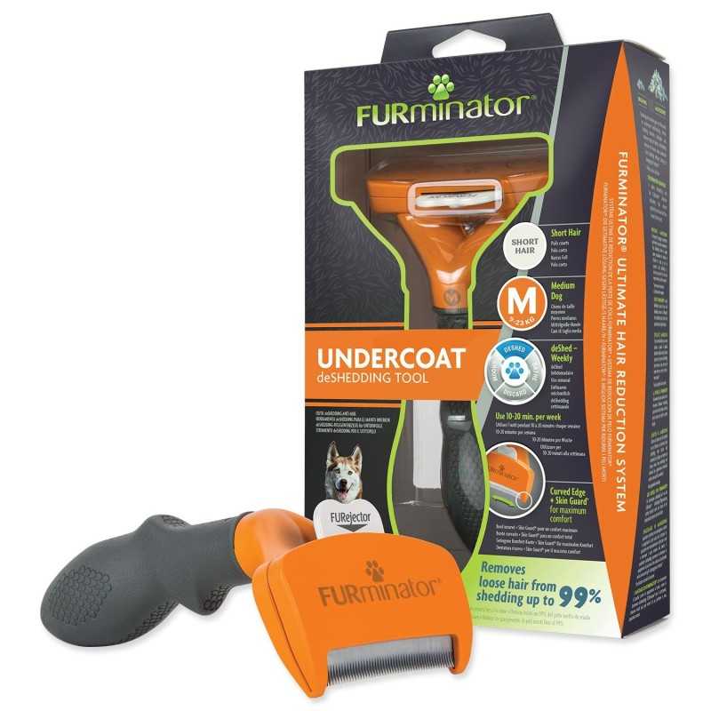 Furminator fésű rövid szőrre M 9-23kg