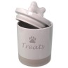 Dóza Dog Fantasy kerámia jutalomfalat tartó fehér fogantyúval 13,5x21,5cm, 1500ml