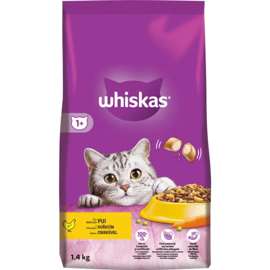 Mars WHISKAS Adult macska csirkehússal 1,4 kg