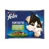 Nestlé FELIX Fantastic macska Multipack halválogatás aszpikban tasak 4x85 g